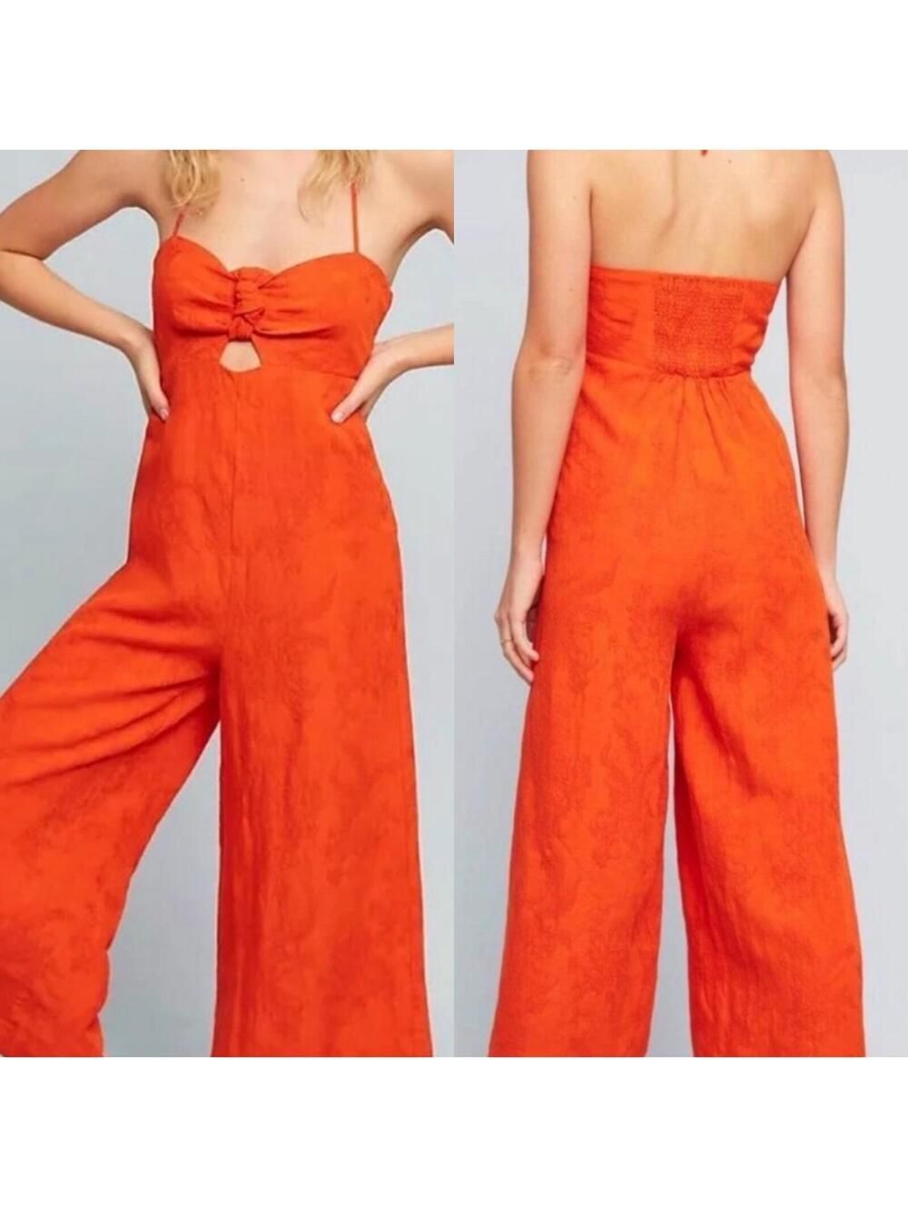 Elevenses Women's Tropicale Halter Jumpsuit S - Picture 9 of 9